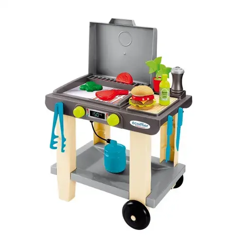 Set gratar, Ecoiffier, 23 piese, 18 luni, Multicolor