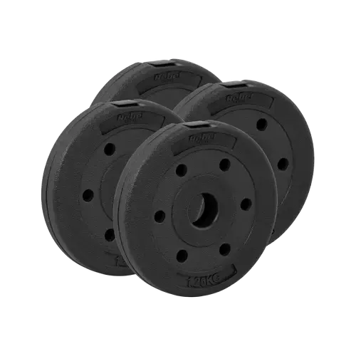 Set greutati Revel Active, 4x 1.25kg, 31mm (Negru)