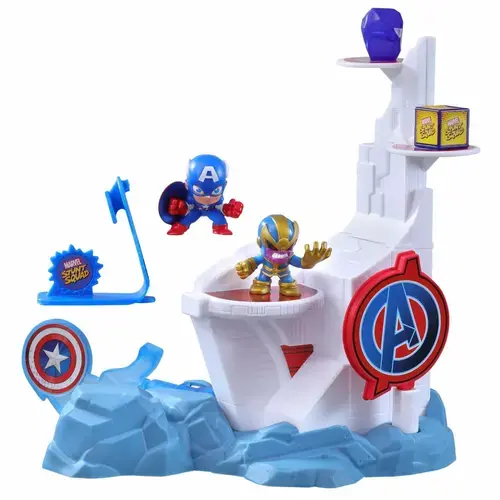 Set Hasbro Marvel: Echipa de cascadori, Captain America VS Thanos, 4 ani+