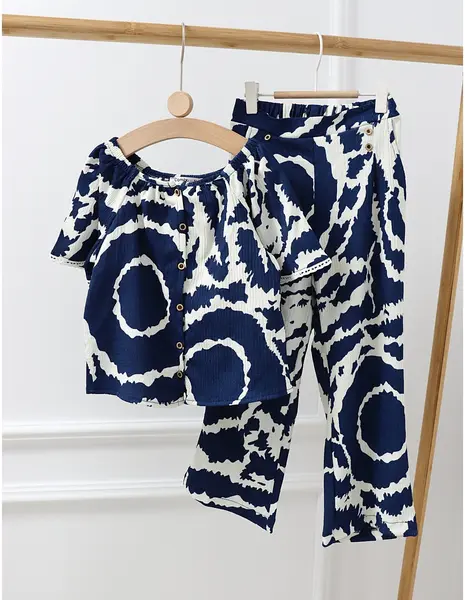 Set Hawaii 2 piese albastru