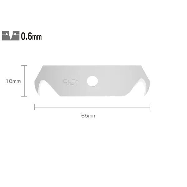 Set HOB-2/5 - lame japoneze tip cioc. 5 bucati. Olfa