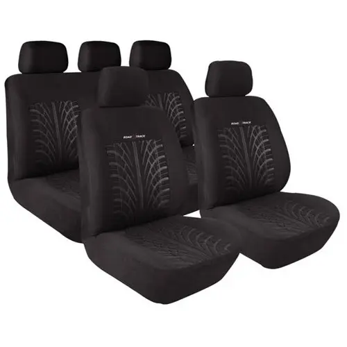 Set huse scaun fata si spate Road Track ,negru, Lampa