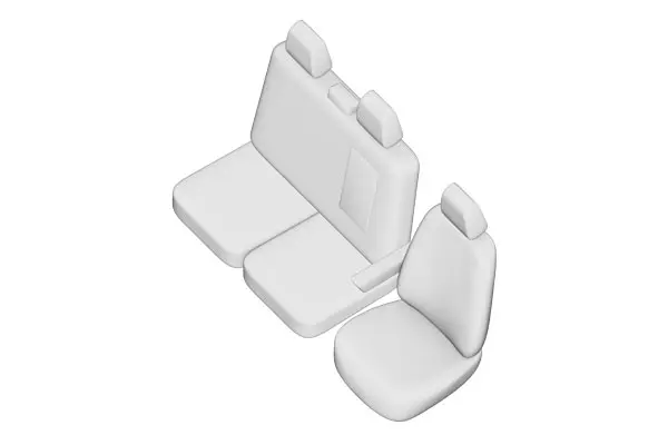 Set huse scaun FORD TRANSIT CUSTOM (2+1) 2012 - UMBRELLA