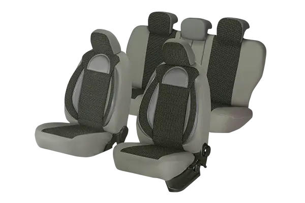 Set Huse Scaun Racing Gri