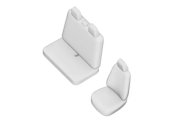 Set huse scaun RENAULT MASTER (2+1) 2010- TIP 2 UMBRELLA