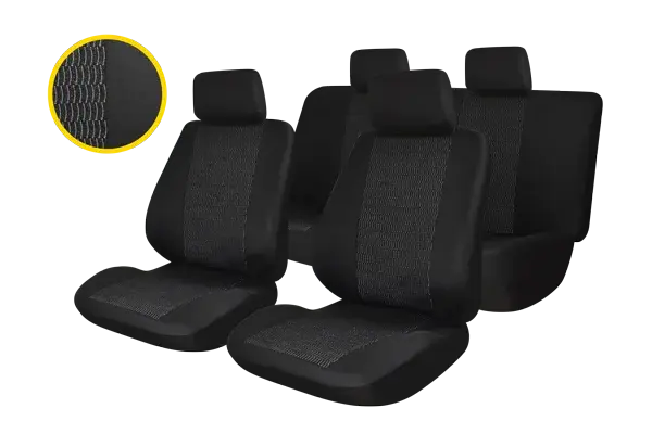 Set huse scaun Traffic - Negru 007