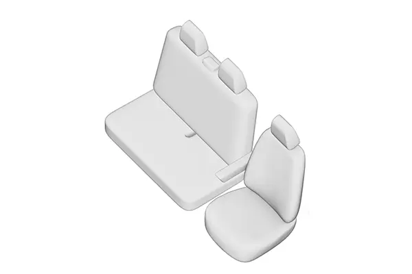 Set huse scaun VOLKSWAGEN T4 (2+1) TRANSPORTER VAN 1992-2003 UMBRELLA