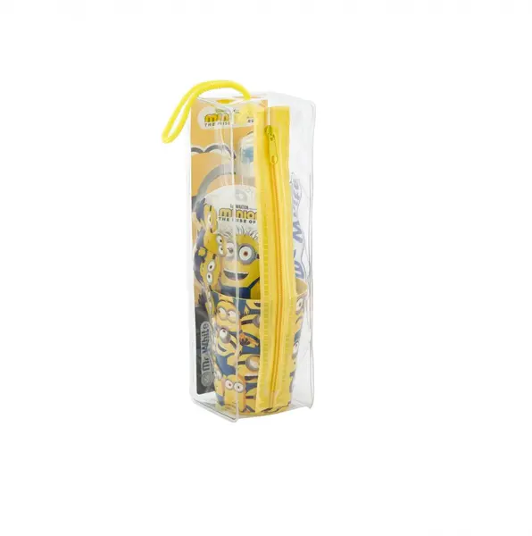 Set igiena dentara copii Mr.White cu borseta Minions