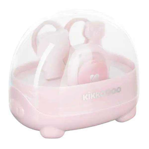 Set igiena pentru bebelusi Kikka Boo 4 piese roz