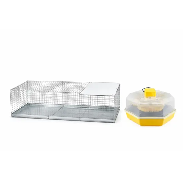 Set Incubator - Clocitoare Oua Cleo 5 Simplu + Cotet (tarc) pasari 3x6x2m, Micul Fermier