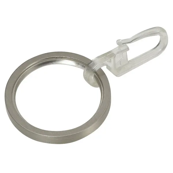 Set Inele Perdea Cu Clips 6,5 cm