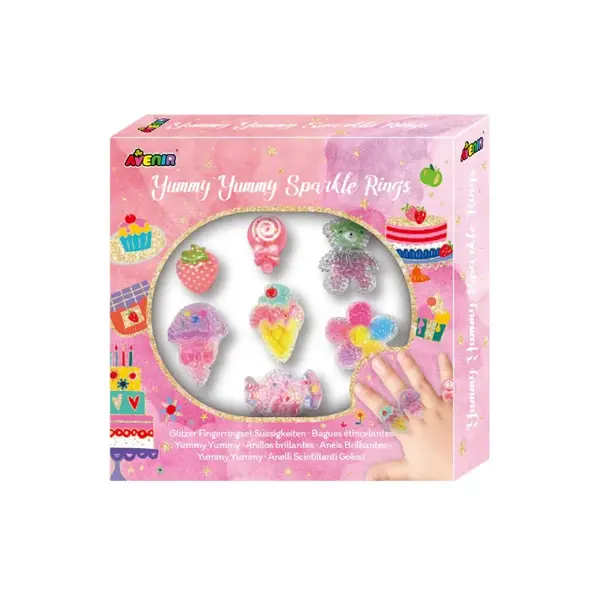Set inele stralucitoare ,Yummy Yummy , Fancy Me