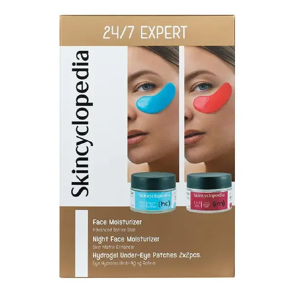 Set ingrijire completa pentru hidratare si fermitate, 24/7 Expert, 4 piese, Skincyclopedia