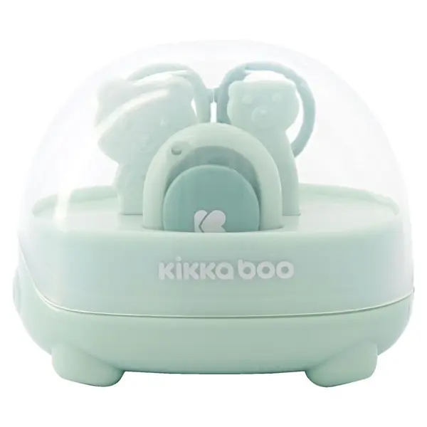 Set ingrijire unghii bebe - forfecuta si unghiera Kikka Boo Bear - menta