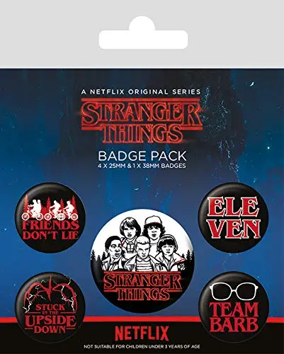 Set insigne - Stranger Things Log | Pyramid International