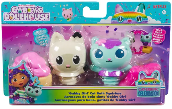 Set joc Gabby's Dollhouse - Gabby Girl, jucării de baie