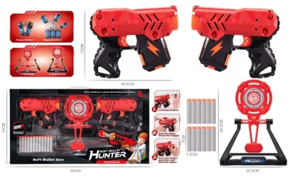 Set joc Sonne - Hunters 2,pistoale cu cartuș moale și accesorii