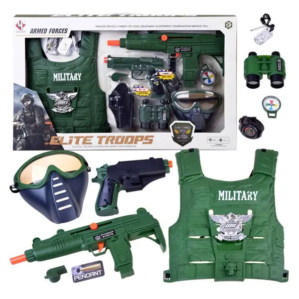 Set jucarie vesta cu accesorii, Green