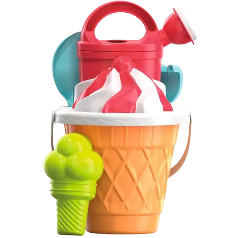 Set jucarii apa si nisip Galetusa cu unelte Gelato