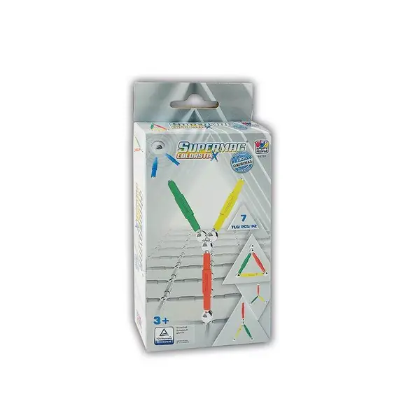 Set Jucarii Magnetice pentru constructii, Interactiv, Educational si Creativ, Dezvolta Concentrarea si Rabdarea pentru Adulti si Copii 3+ ani, 7 piese, Supermag Engros