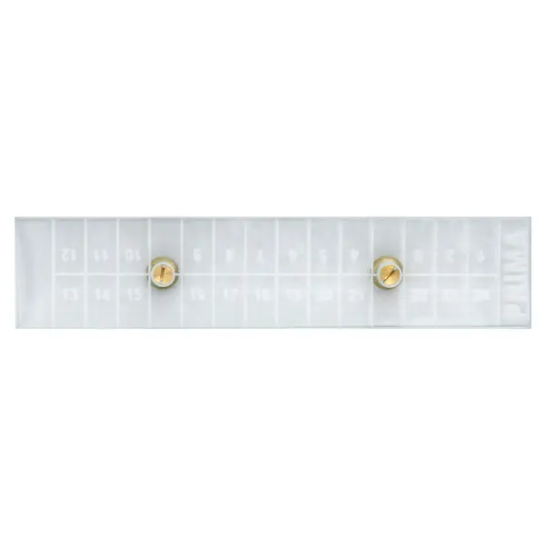 Set lame microscop, din sticla, gradate, 23x5 cm, grosime 1.1 cm, pentru trichinelescop, domeniul medical-veterinar si unitati cresterea & ingrijirea animalelor, 2 bucati, PRIMA