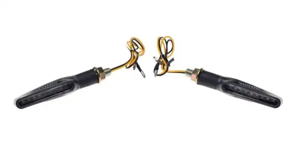 Set lampi semnalizari dinamice, LED, carbon