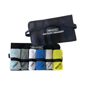 Set lavete microfibra RAVENOL pentru ingrijirea completa a masinii