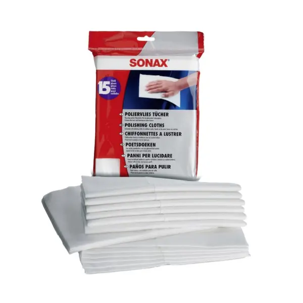 Set Lavete pentru Polish, 15 Bucati, Sonax