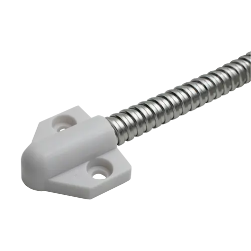 Set legatura flexibila din inox, capete din plastic vopsit alb, 400 x 6 mm, CSL-400-2