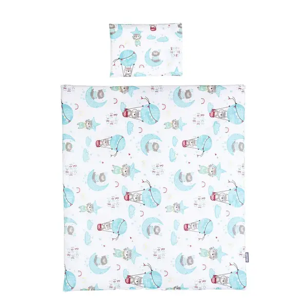 Set lenjerie 4 piese pentru tarc mic Chipolino Mini Bear