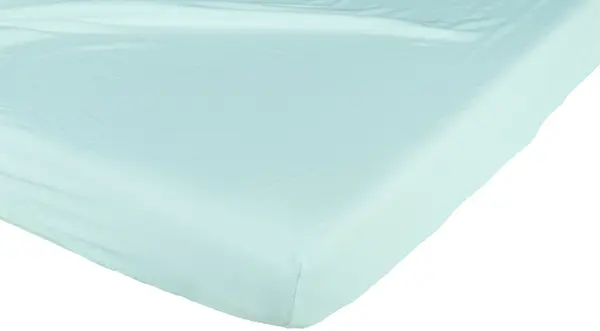 Set lenjerie de pat cu bandă elastică Candide, 60 x 120 cm, albastru cer
