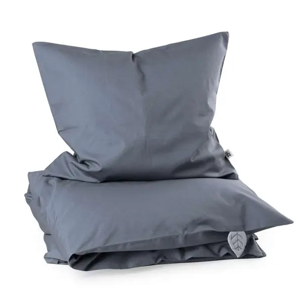 Set lenjerie de pat pentru bebeluși din 2 piese Sebra - Forest Lake Blue, 100 x 70 cm