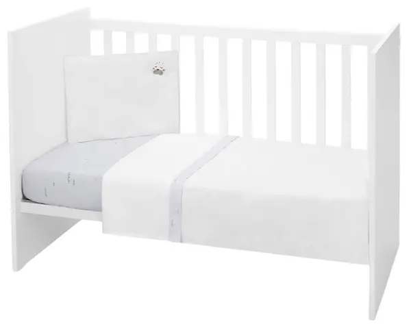 Set lenjerie de pat pentru copii din 3 piese KikkaBoo Seally Me - EU style, 70 х 140 cm
