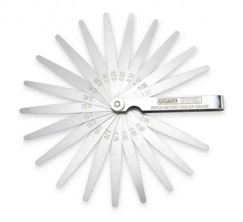 Set lere de grosime, Toptul 0.05-1.00 mm