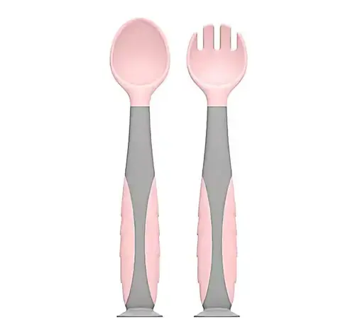 Set lingurita si furculita U-Grow UG-218PK, Roz