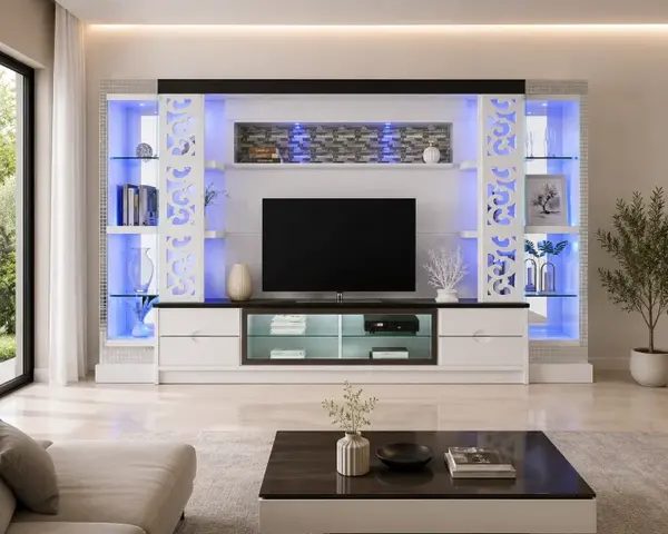 Set Living Cristal 320x40x220 cm