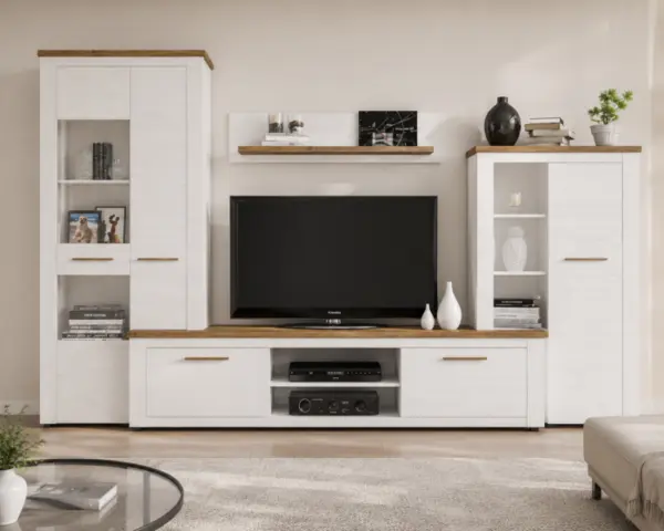 Set Living Montreal Anderson Stejar 315X45X200 cm