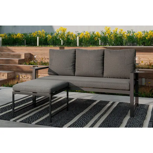 Set Lounge 2 piese 191,5/81/67 cm