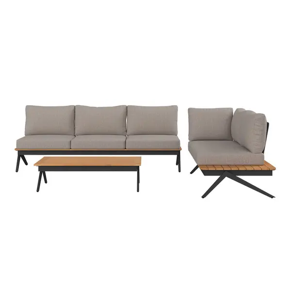 Set Lounge 3 piese 286/166 cm