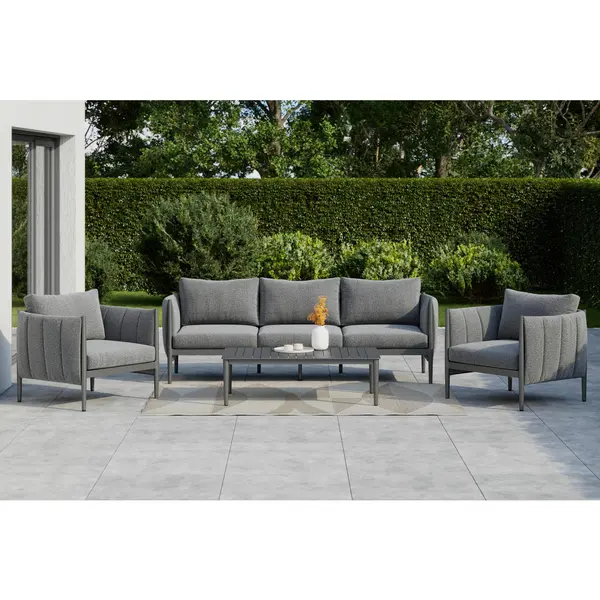 Set Lounge 4 piese 393/69/174 cm
