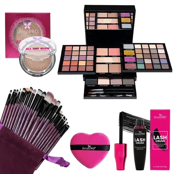 Set Machiaj My Treasure SensoPRO Milano + CADOURI