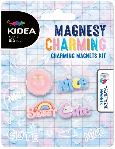 Set magneți Kidea - Charming, 4 buc