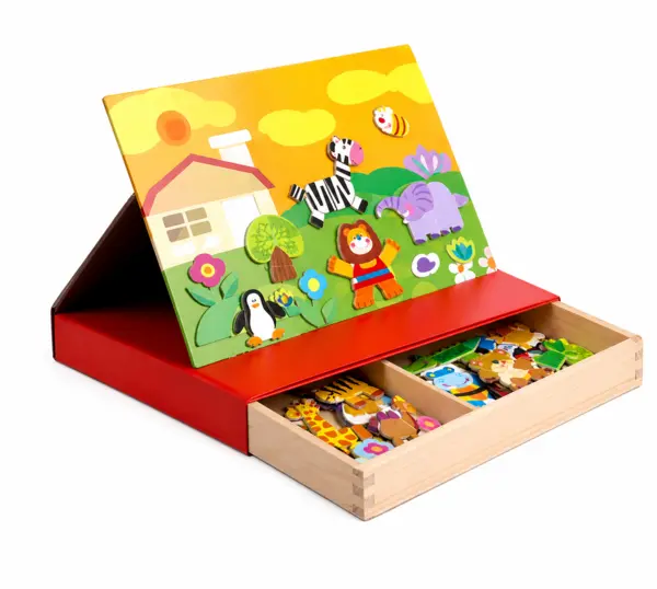 Set magnetic educativ cu animale si forme - 117 piese creativ