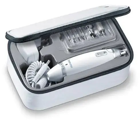 Set manichiura pedichiura Beurer MP62, 10 accesorii (Alb)