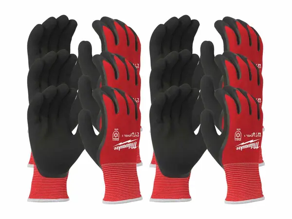 Set manusi de iarna Milwaukee, nivel de taiere A, marime 9/L, 12 bucati, 4932471607