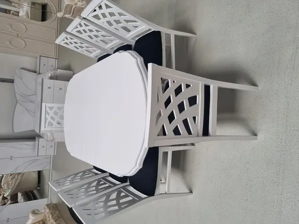 SET MARCO 1 MASA 160/195 CM + 8 SCAUNE PERSONALIZABIL PE CULORI
