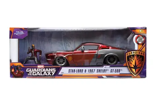 Set Marvel Ford Mustang Shelby GT-500 1967 + Figurina