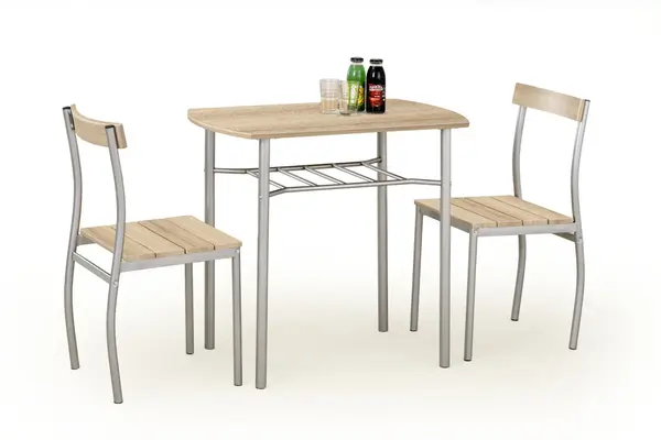Set masa Lance + 2 scaune stejar sonoma
