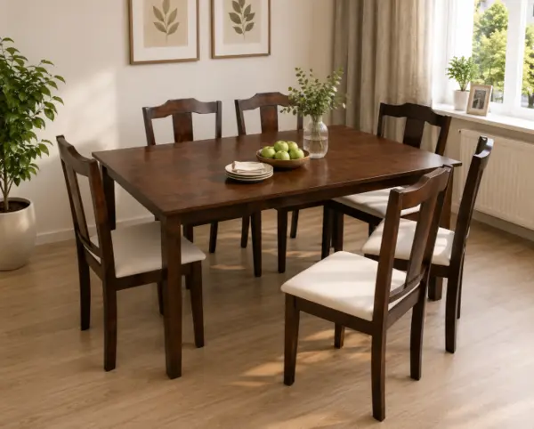 Set masa RH7008T cu 6 scaune RH159C Dirty Oak 150x90x76 cm