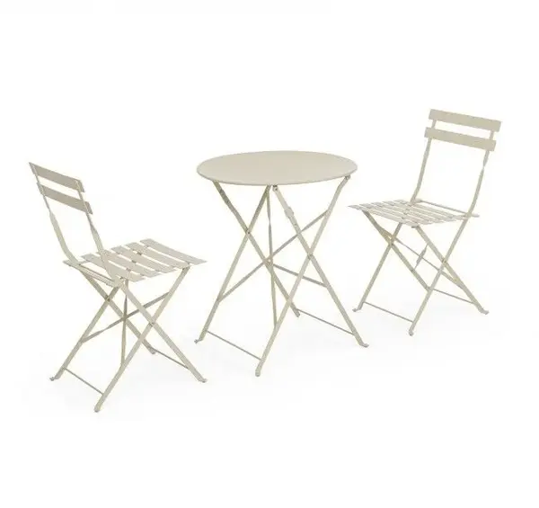 Set masa si scaune AUSTIN - Cream